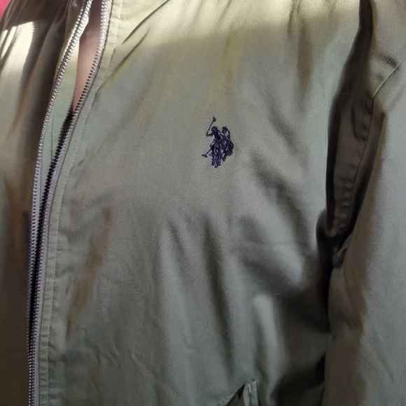 NWT Brand New U.S. Polo Assn. Dark Forest Green Jacket, Med. Unisex - Picture 6 of 15